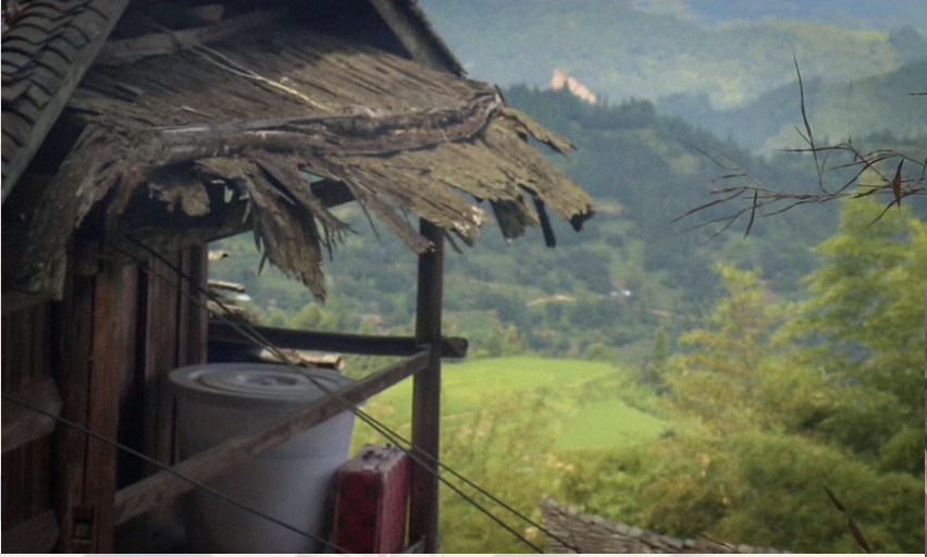 Mountain village view from Guizhou fieldwork