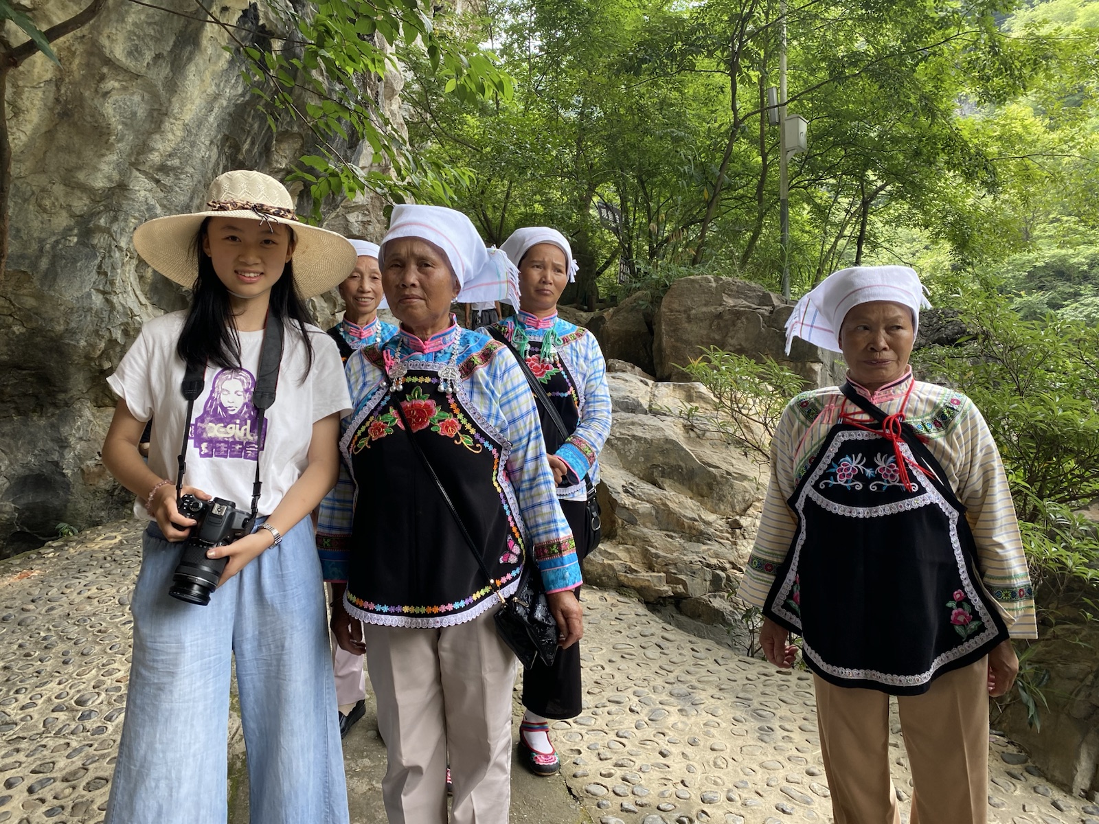 Buzhao Liu during field based cultural research in Guizhou