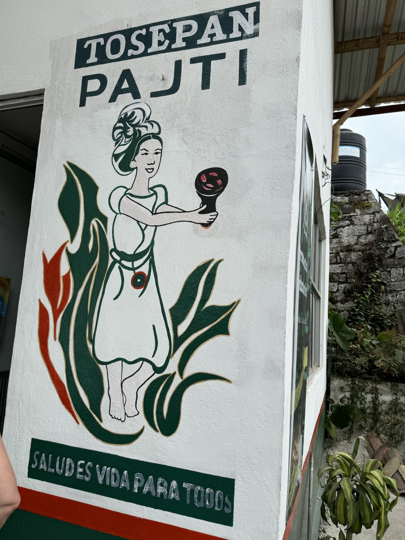 PAJTI mural in Cuetzalan